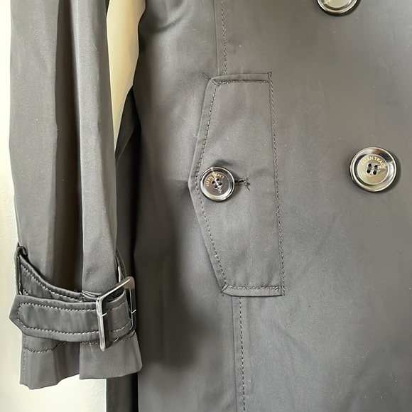 Classic Black Trench Coat - Picture 8 of 8